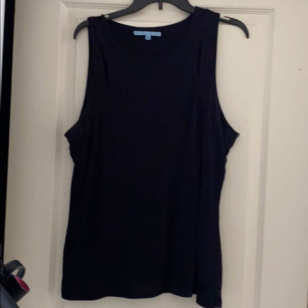 Black tank top